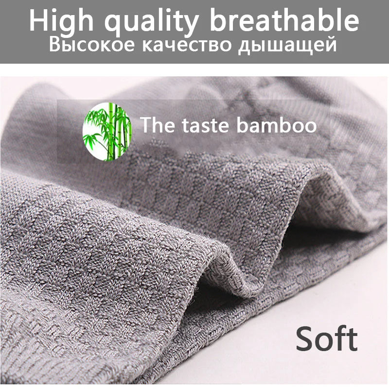 Men's Bamboo Fiber Ankle Socks – 5 Pairs (EU 39–48)