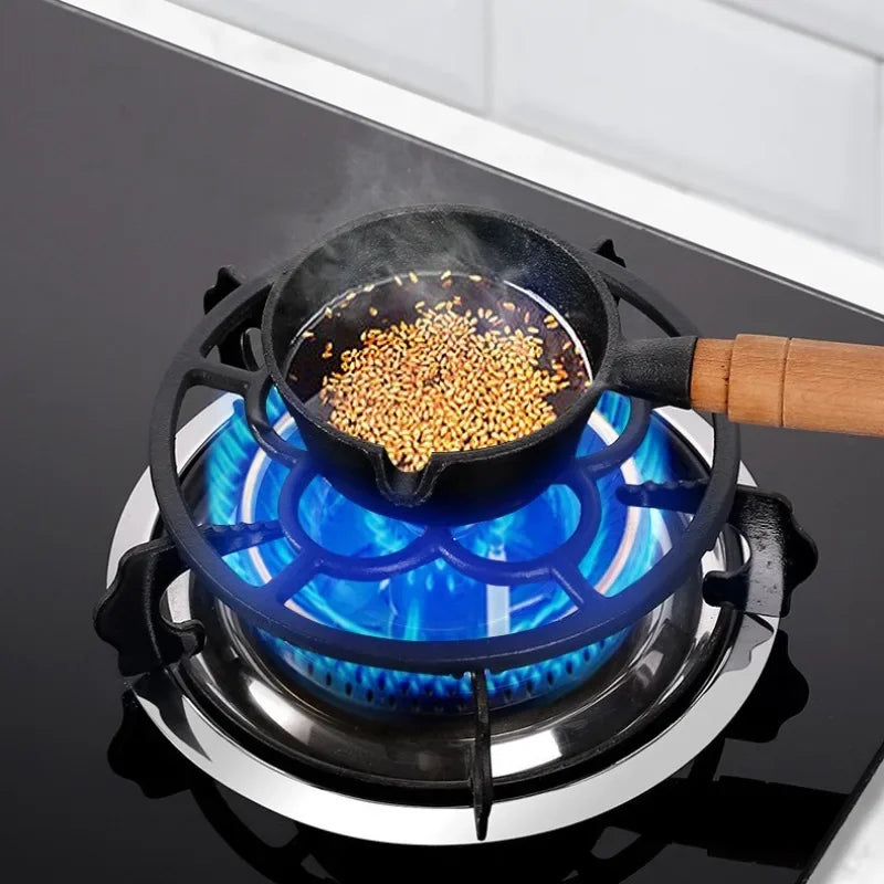 1Pc Kitchen Gas Stove Stand Universal Pot Holder Cooktop Rack Small Milk Pot Anti-slip Shelf