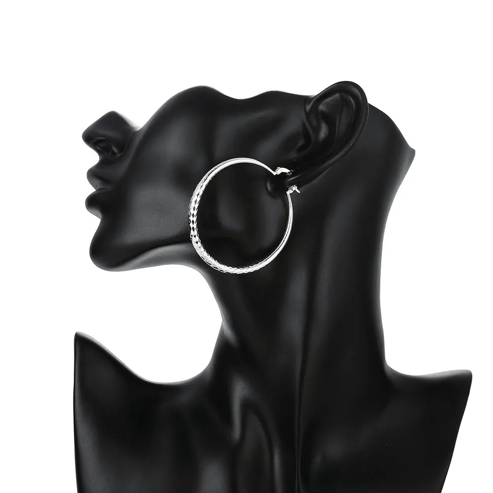 Circle Hoop Earrings