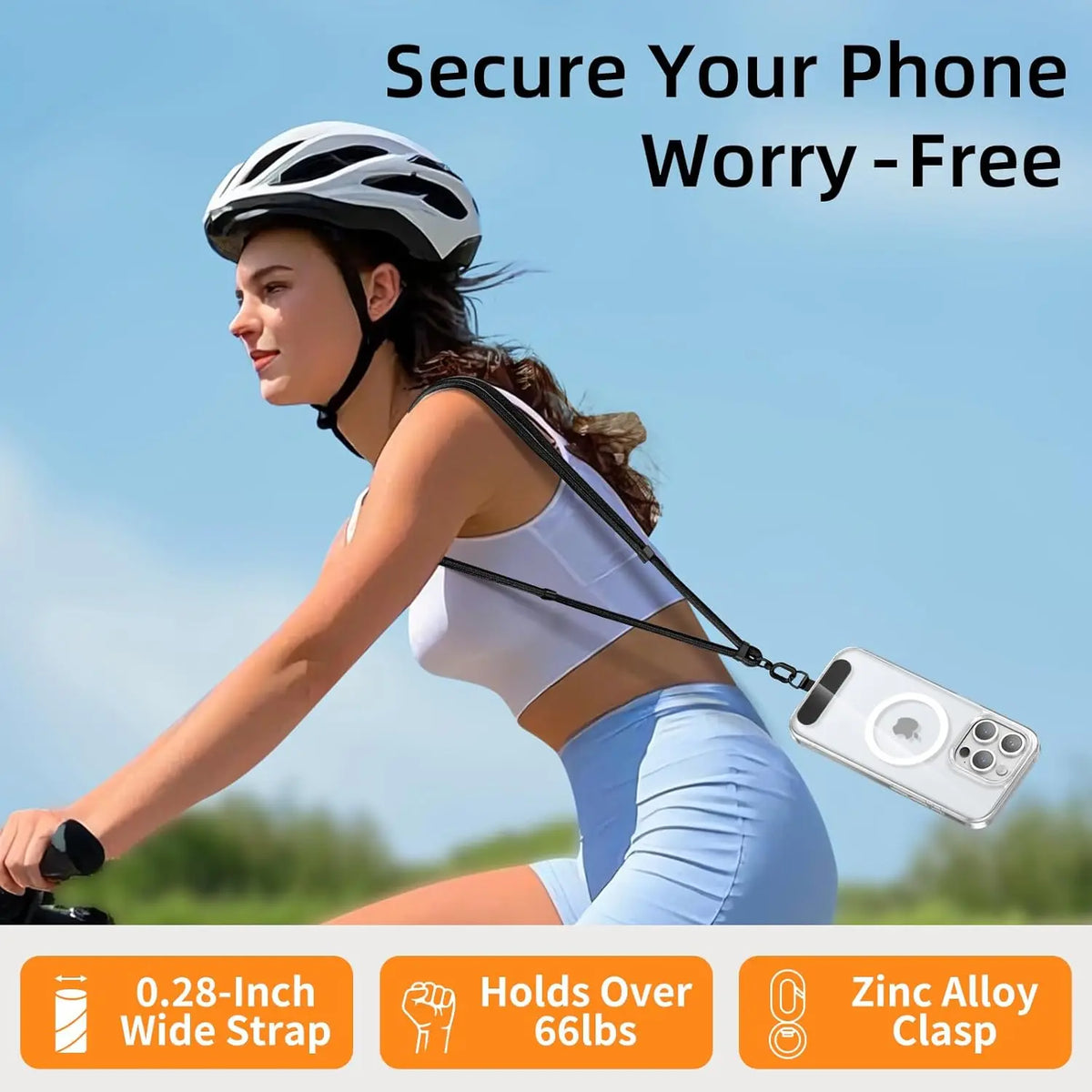 Hanging Neck Mobile Phone Straps Adjustable 360° Rotation Anti-Drop Anti-loss Universal Mobile Phones Lanyard for All Phone Case