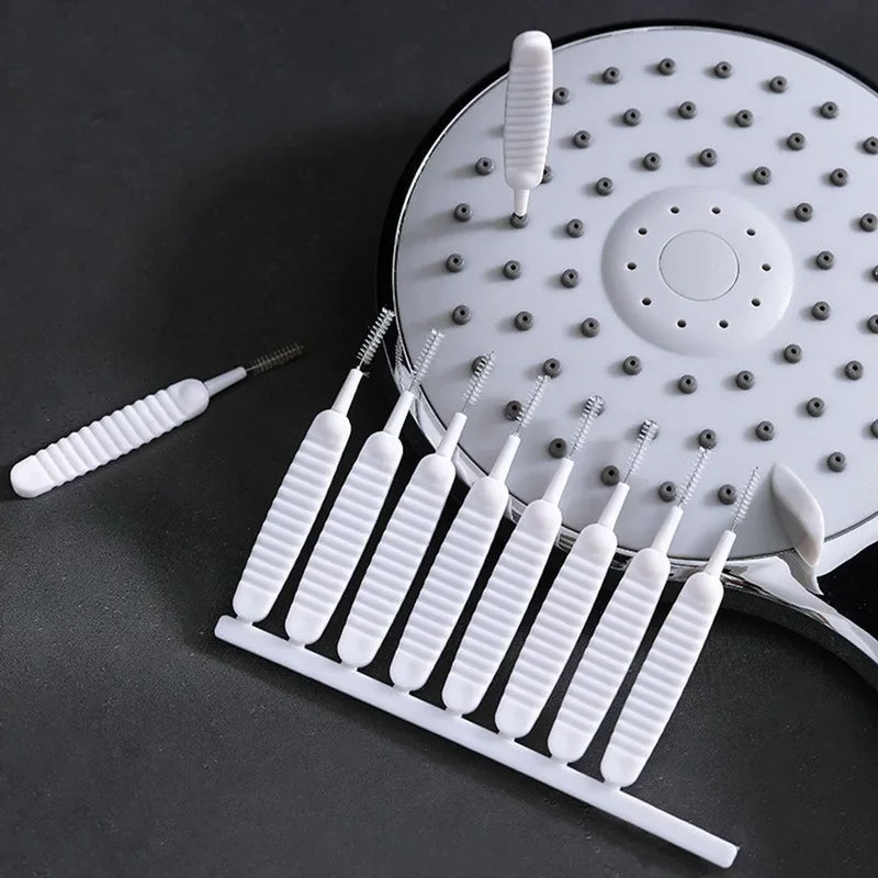 Micro Nylon Shower Cleaning Brush – Anti-Blocking Nozzle & Bathroom Cleaning Tool