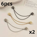 Magnetic Clothing Buckle Closures – Adjustable U-Shape Snap for Pants, Dresses & Jackets
