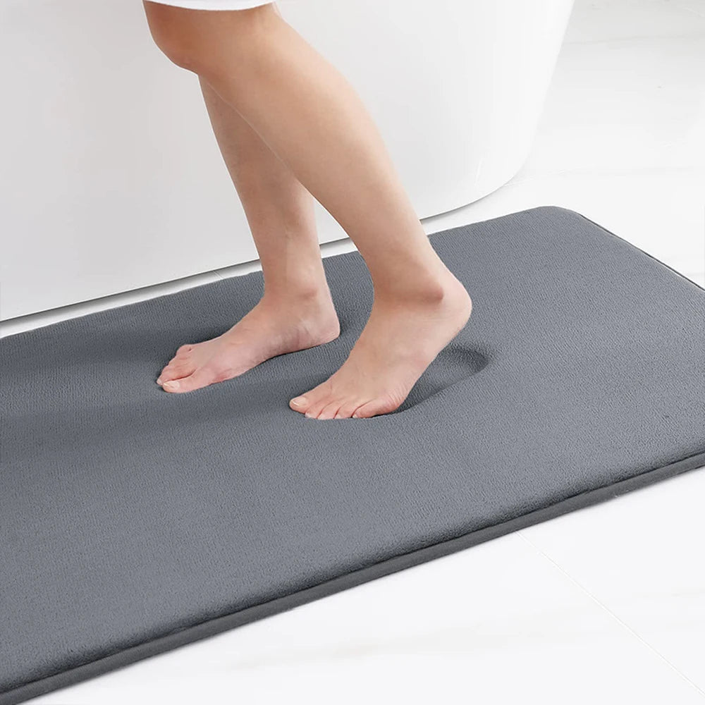 Memory Foam Bath Mat – Non-Slip, Super Absorbent & Quick Dry Bathroom Rug