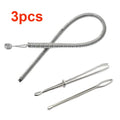 Bendable Drawstring Threader Tool – Spring Clip for Hoodies, Pants & Elastic Bands